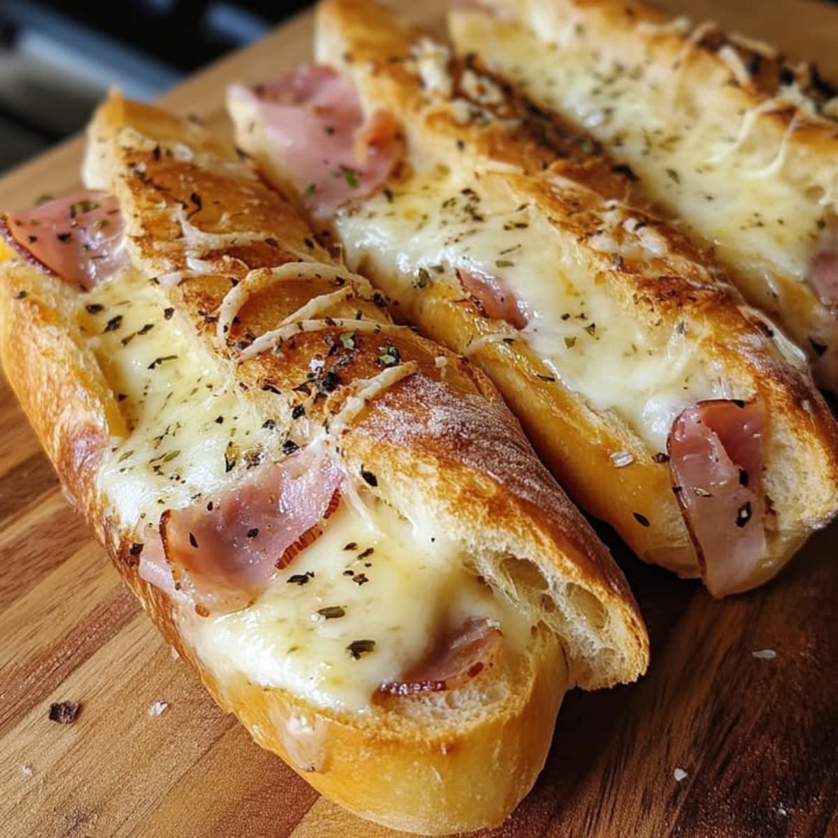 Baguettes Jambon Mozzarella