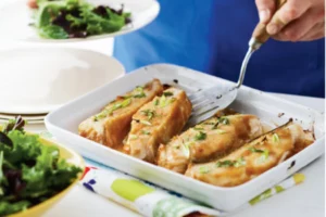 Flétan rôti en croûte de miso