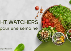 Menu weight watchers pour une semaine 2024