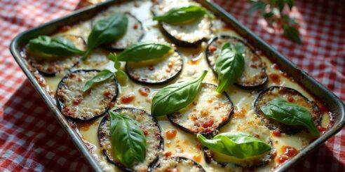 Gratin d’Aubergines ww : Une Recette Délicieuse en Deux Couches