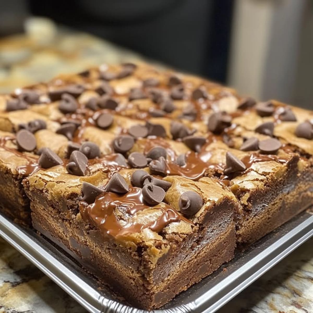 Blondies Nutella Chocolat