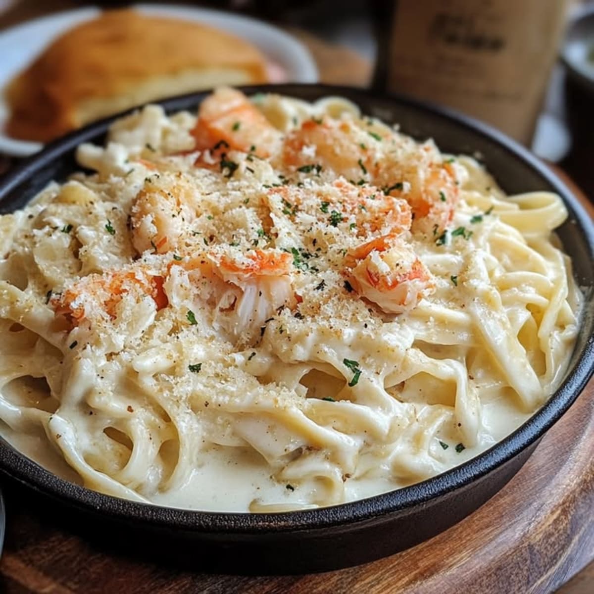 Crabe Alfredo Fettuccine