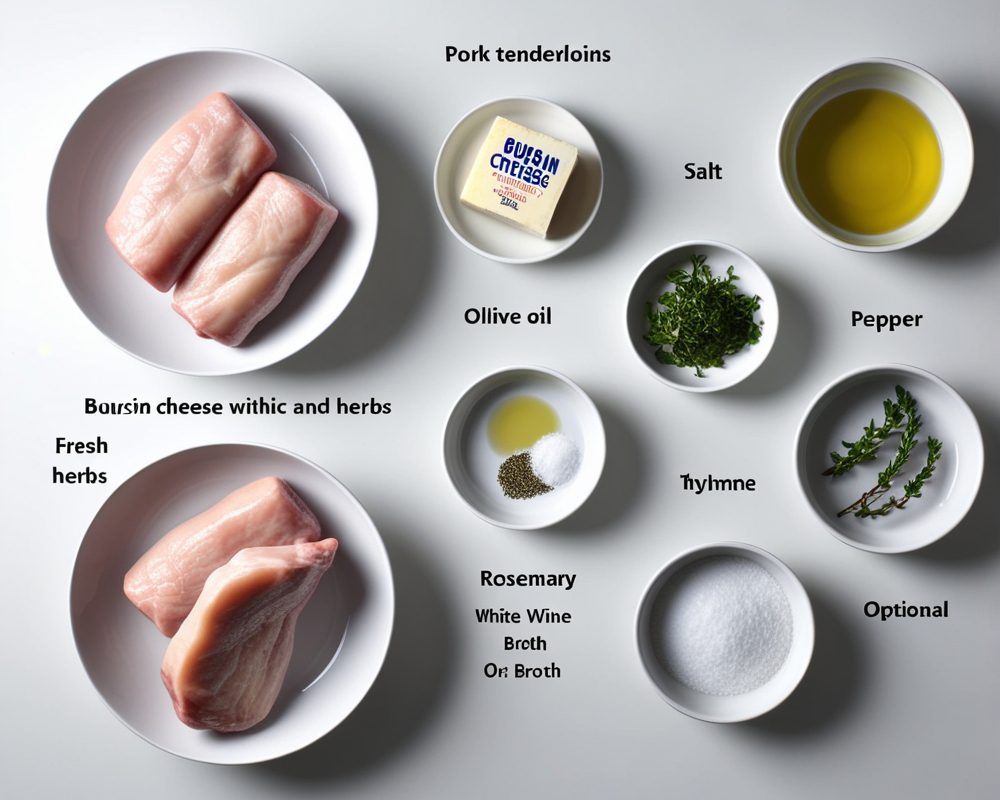 ingrediente-de-la-receta-porc-boursin-tendre