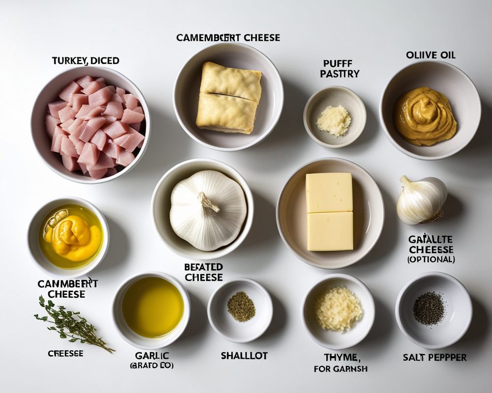 ingredients-de-la-recette-camembert-feuillete-dinde