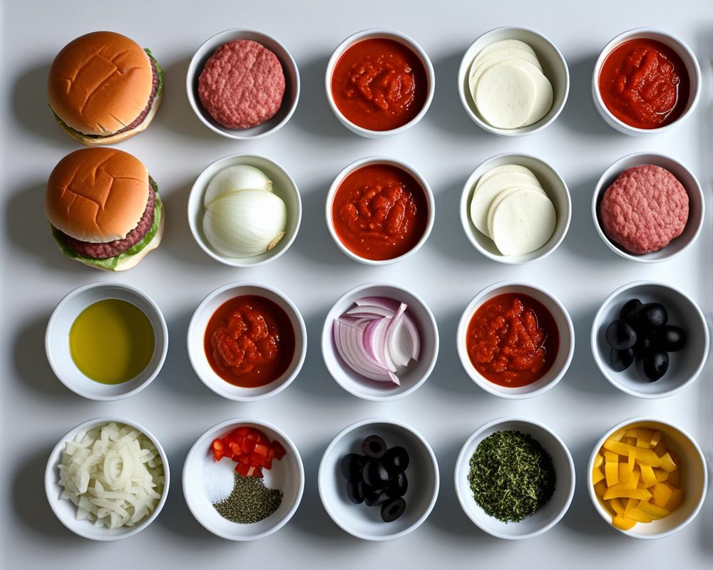 ingredients-de-la-recette-pizza-burger-maison