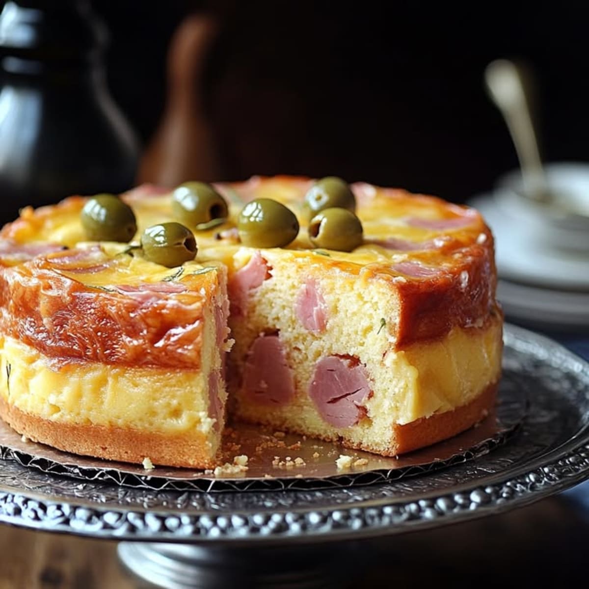 Jambon Olive Cake