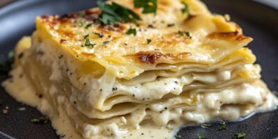 Recette Exquise de Lasagnes Fondantes au Poulet et Sauce Blanche Crémeuse : Un Régal Incontournable pour les Foodies