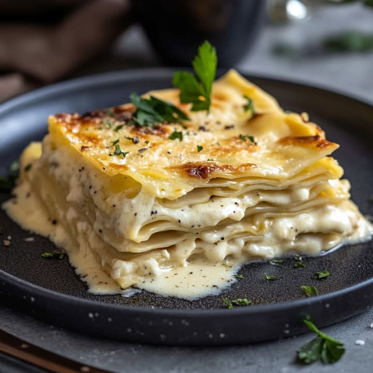 Lasagnes Poulet Crémeuses