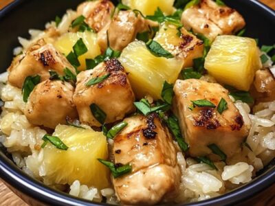 Recette Exquise et Rapide : Poulet et Riz à l’Ananas pour Un Repas Fantastique