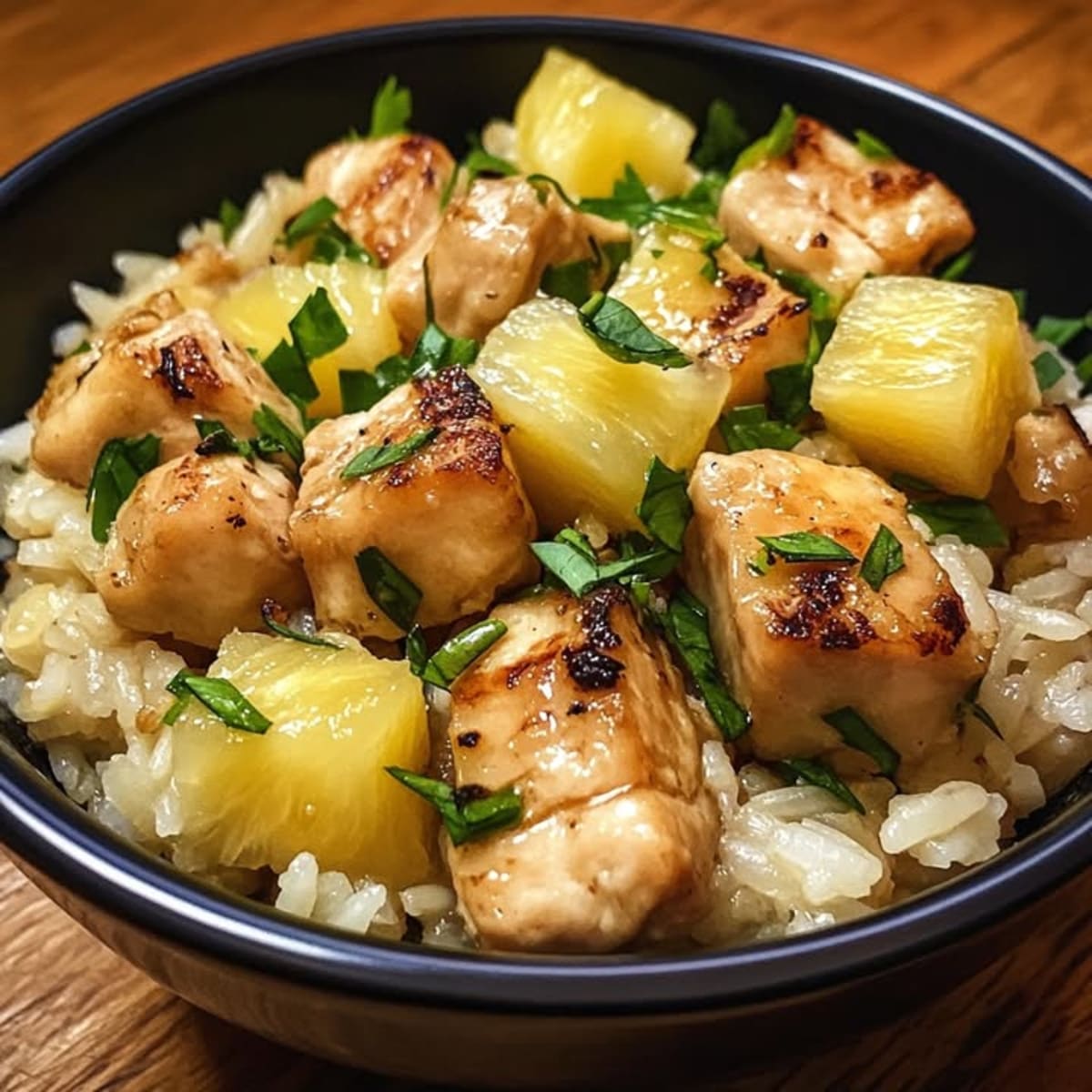 Poulet Riz Ananas