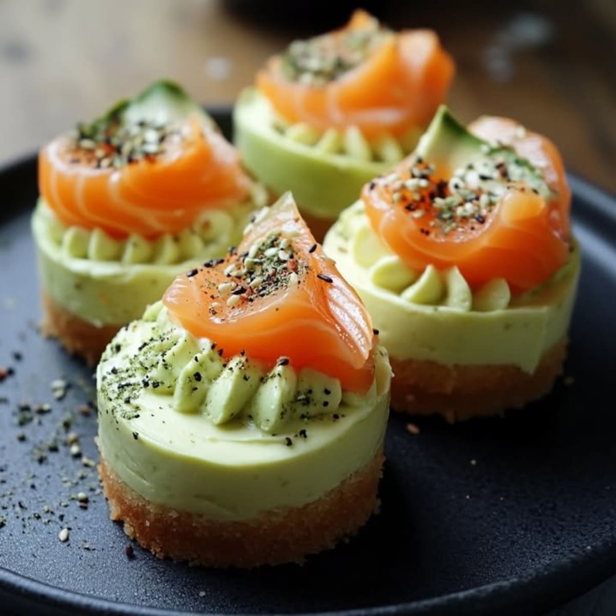 Avocat Saumon Cheesecake