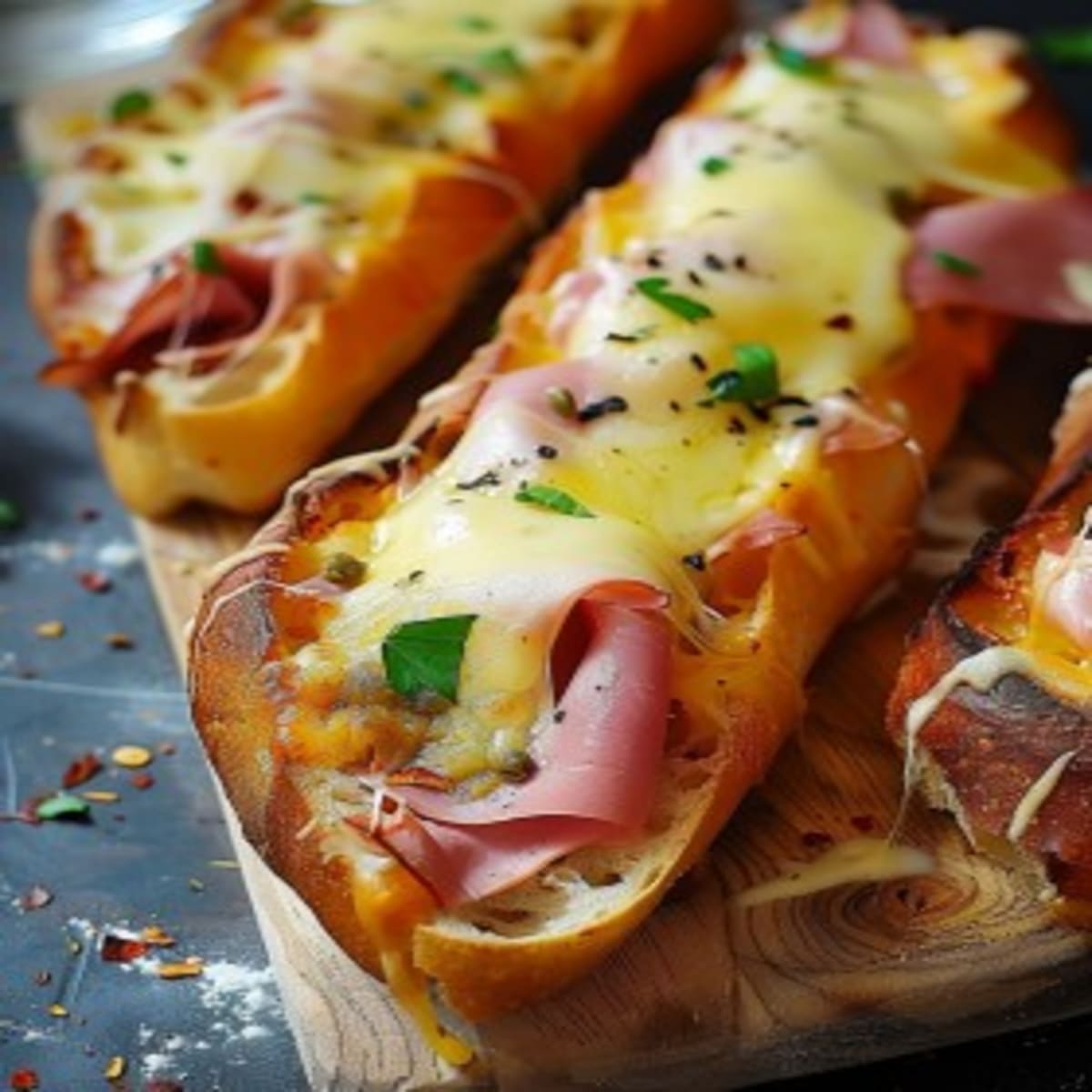 Baguettes Jambon Mozzarella