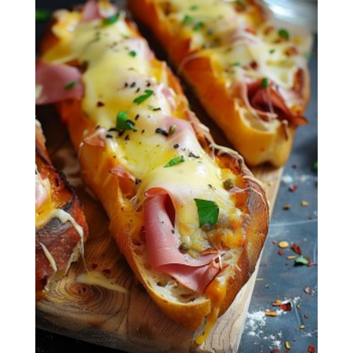 Baguettes Jambon Mozzarella2