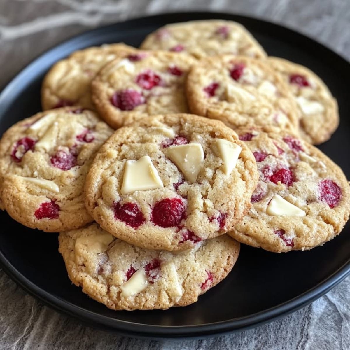 Biscuits Framboise Chocolat