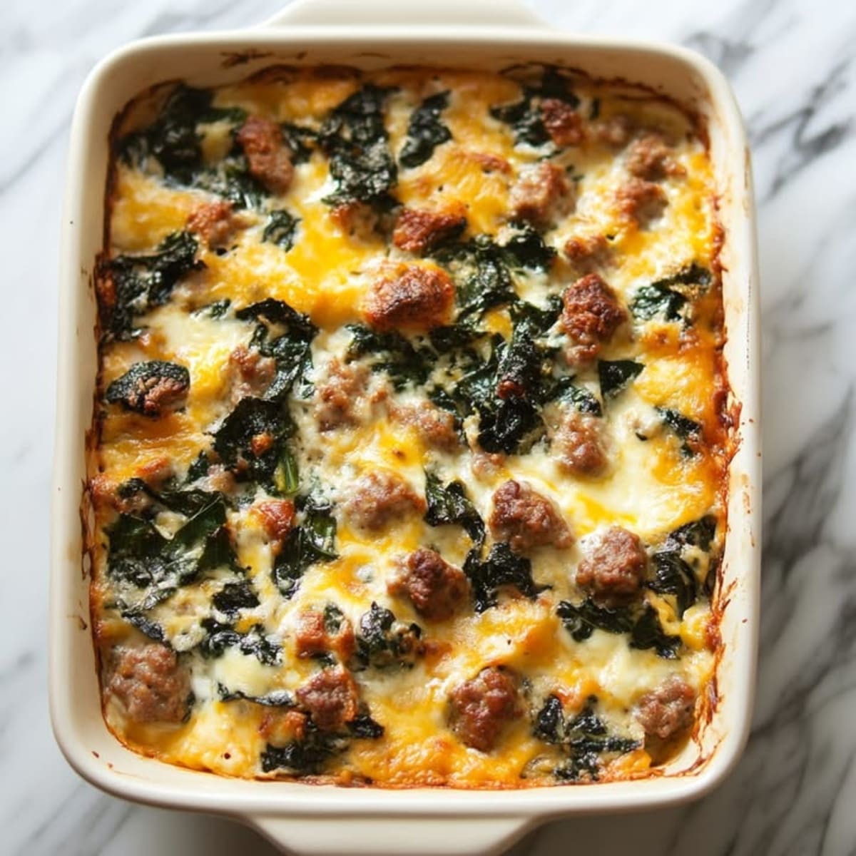 Casserole Saucisse Cheddar