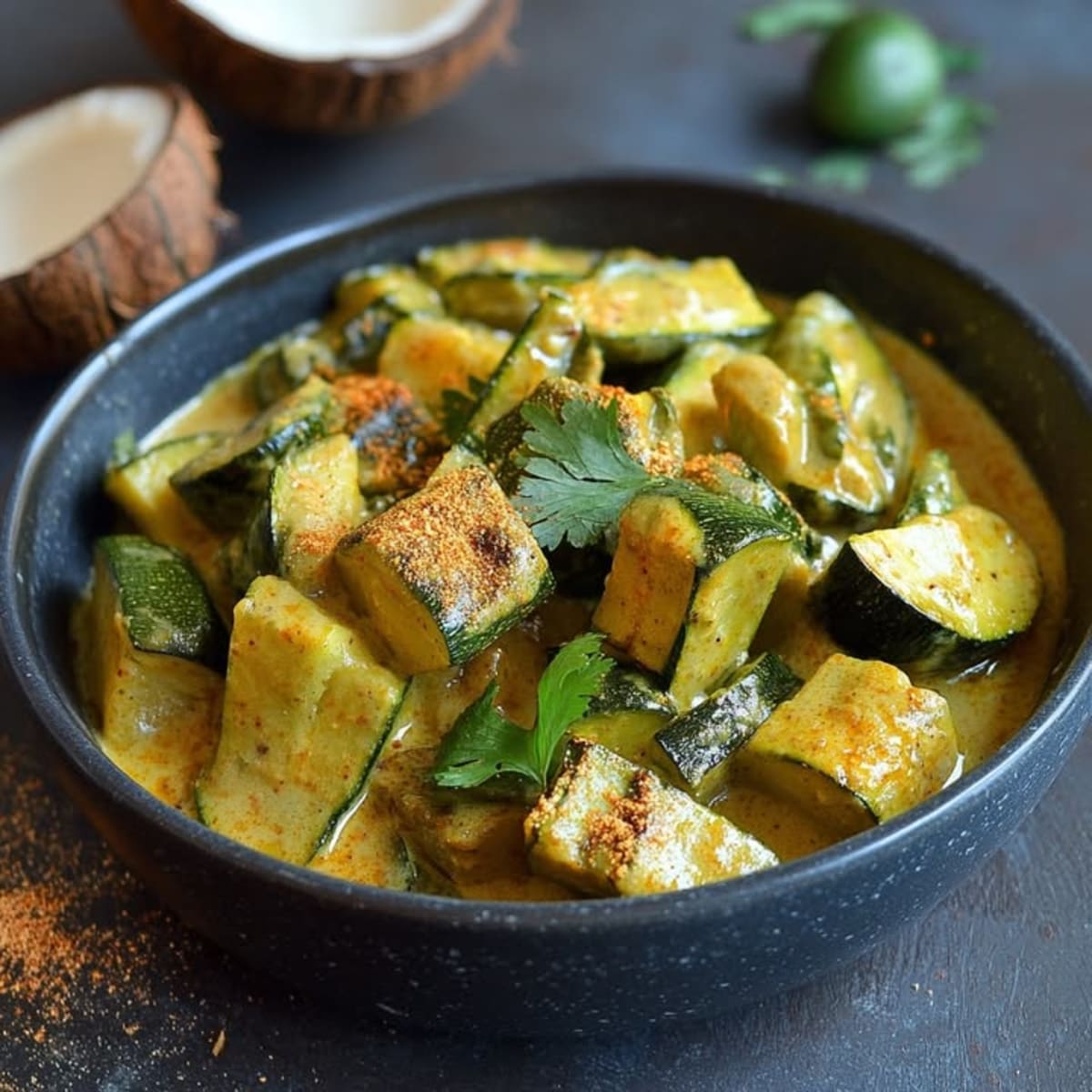 Courgettes Coco Curry