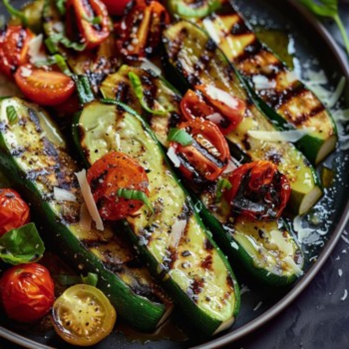 Courgettes Tomates Parmesan2