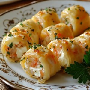 Crevettes Feuilletées Fromage