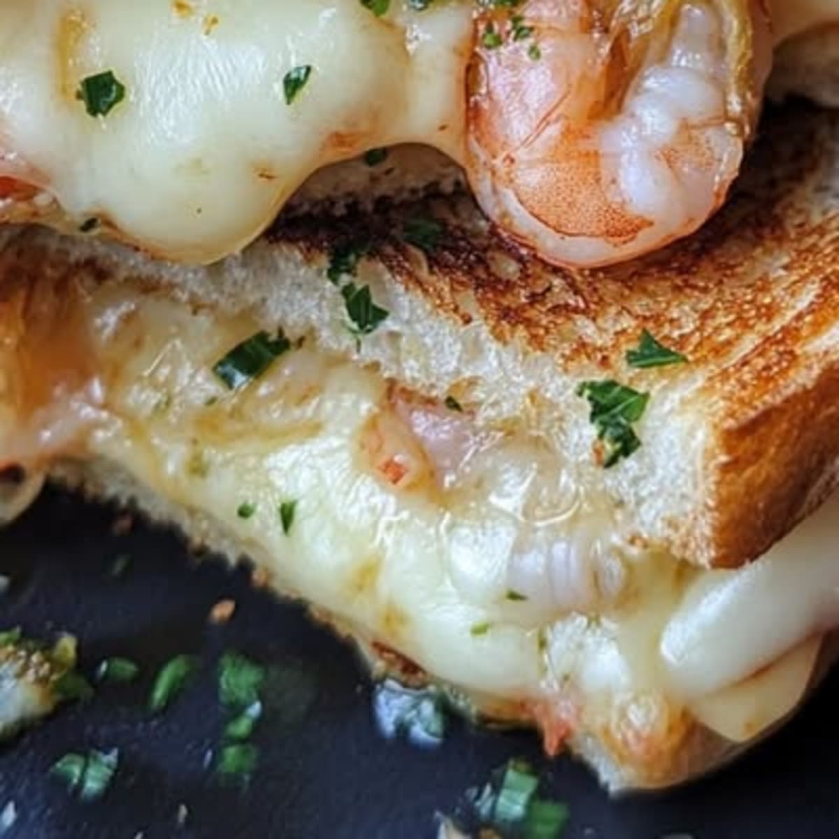 Crevettes Grilled Cheese2