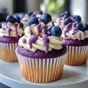 Cupcakes Bleuets Fromage