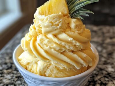 Recette de Crème Glacée Molle à l’Ananas Maison: Savourez une Explosion de Fraîcheur Exotique en 10 Minutes!