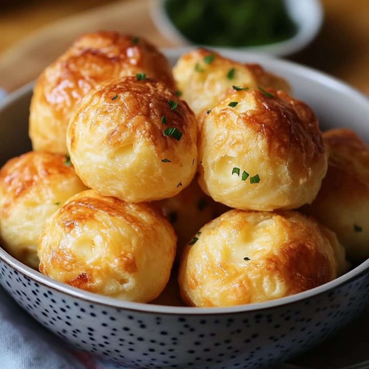 Gougères Fromage Dorées