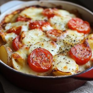 Gratin Mozzarella Tomates