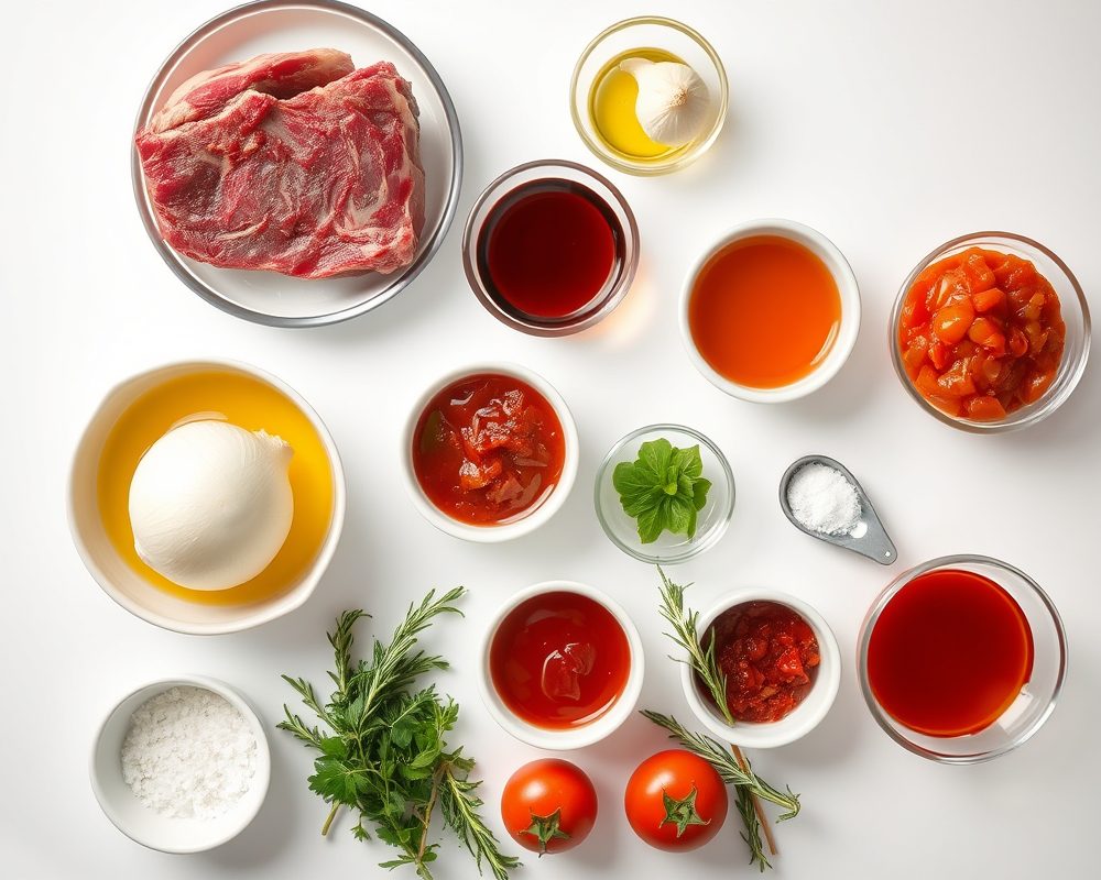 ingredients-de-la-recette-boeuf-braise-savoureux