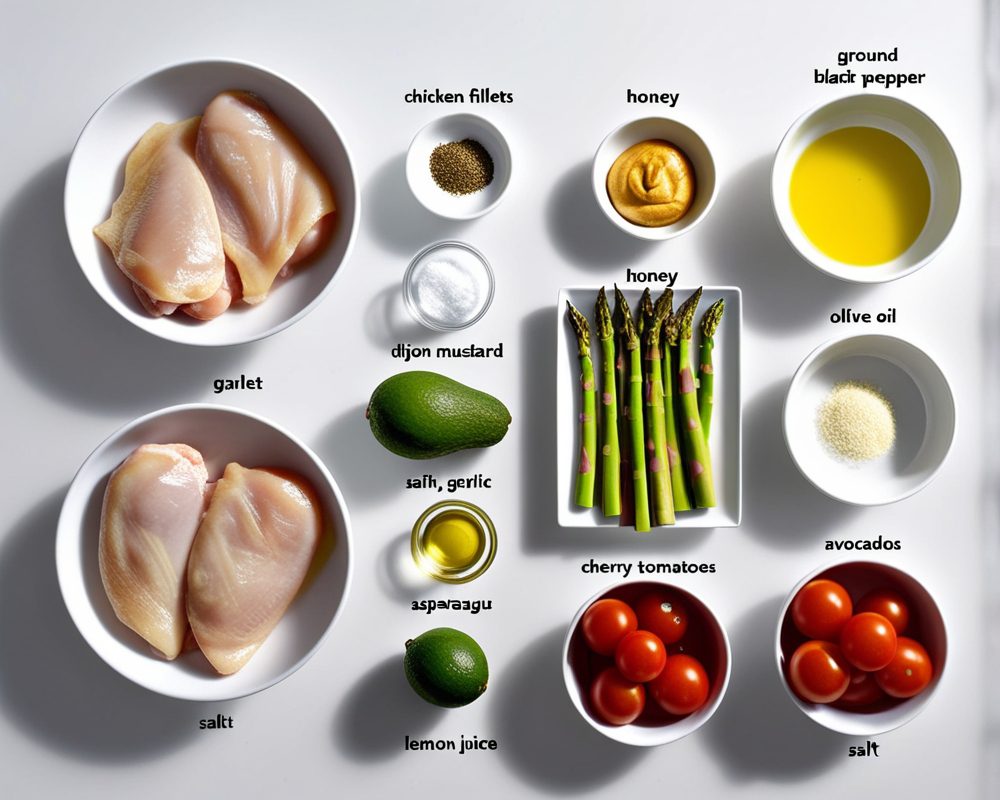 ingredients-de-la-recette-poulet-asperges-avocat