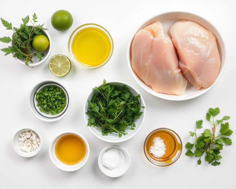 ingredients-de-la-recette-poulet-citron-origan