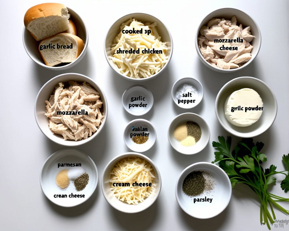 ingredients-de-la-recette-poulet-fromage-ail