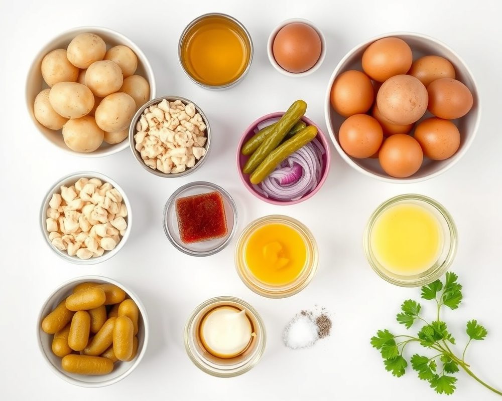 ingredients-de-la-recette-salade-de-thon-aux-oeufs