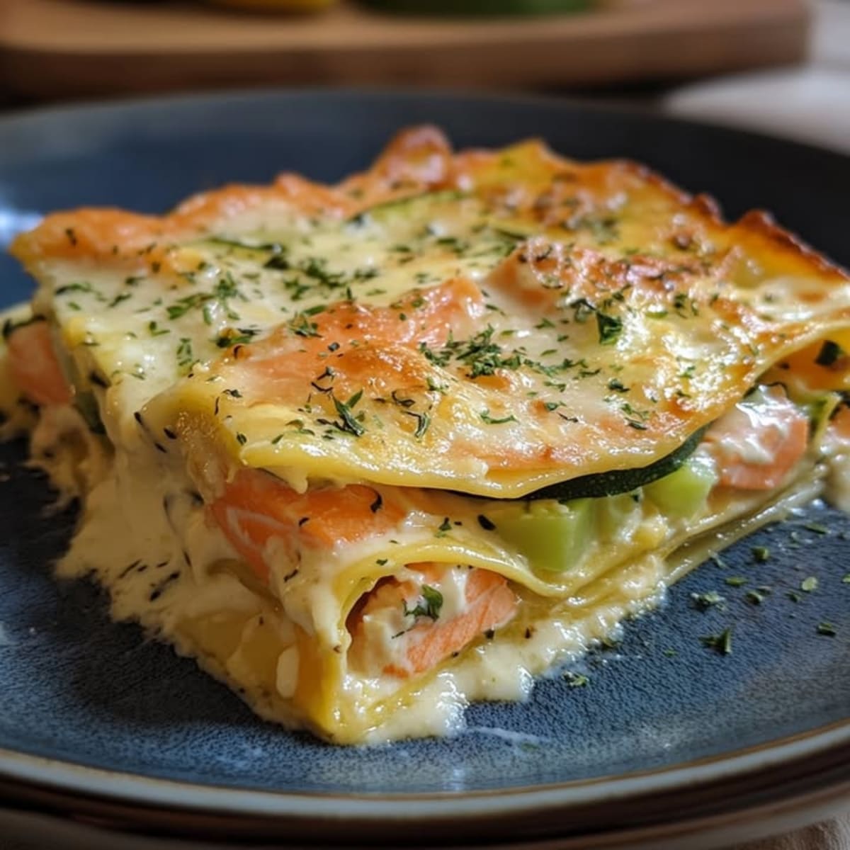 Lasagnes Saumon Courgettes