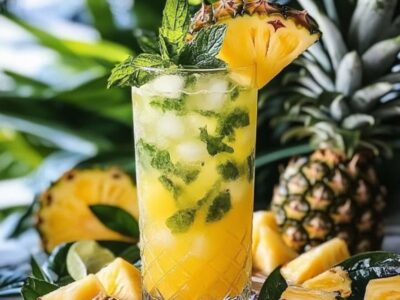 Découvrez le Mojito Tropical à l’Ananas : Une Explosion Exotique de Saveurs en un Cocktail !