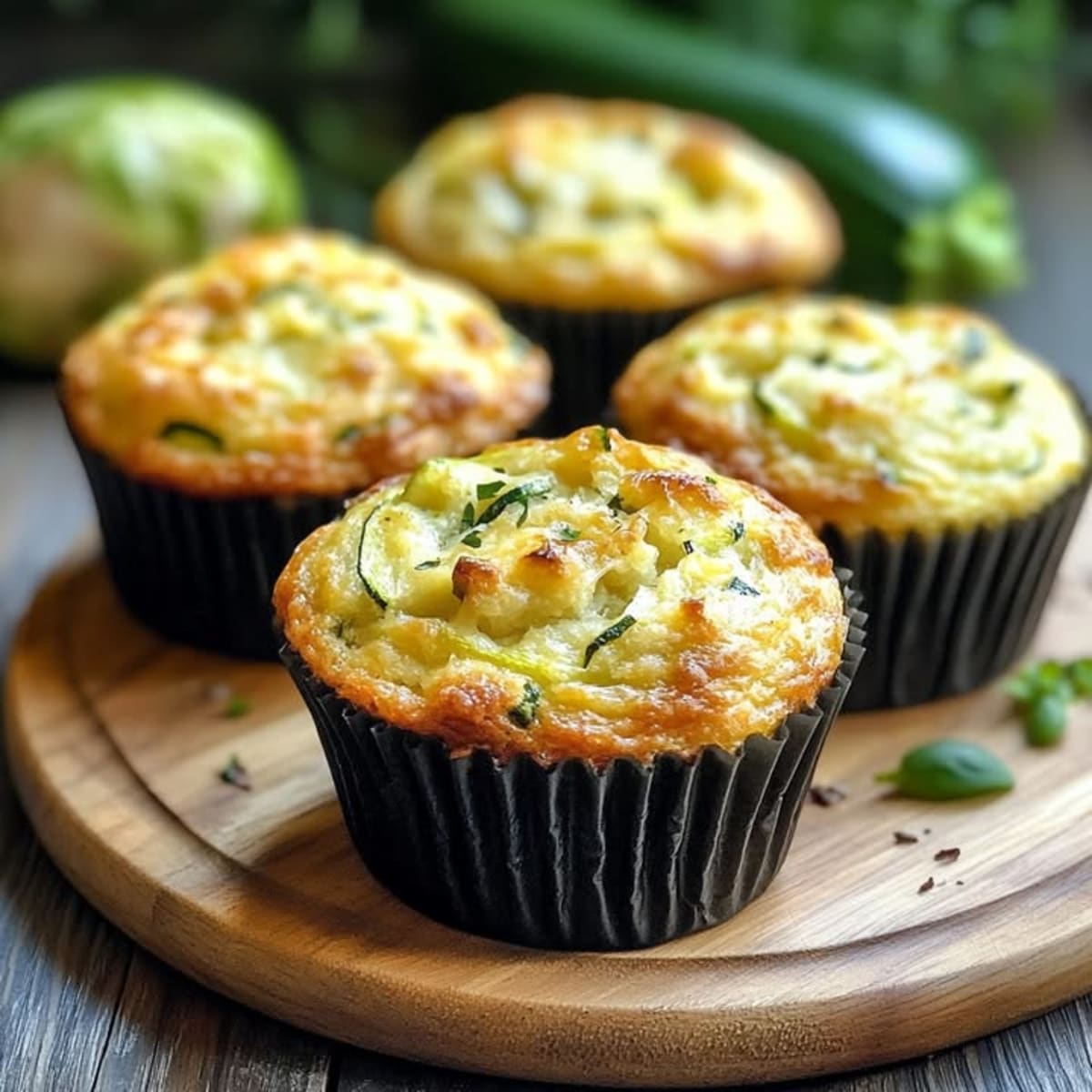 Muffins Courgettes Moelleux