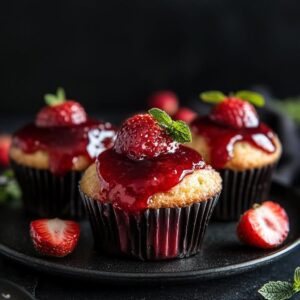 Muffins Fraises Gourmands