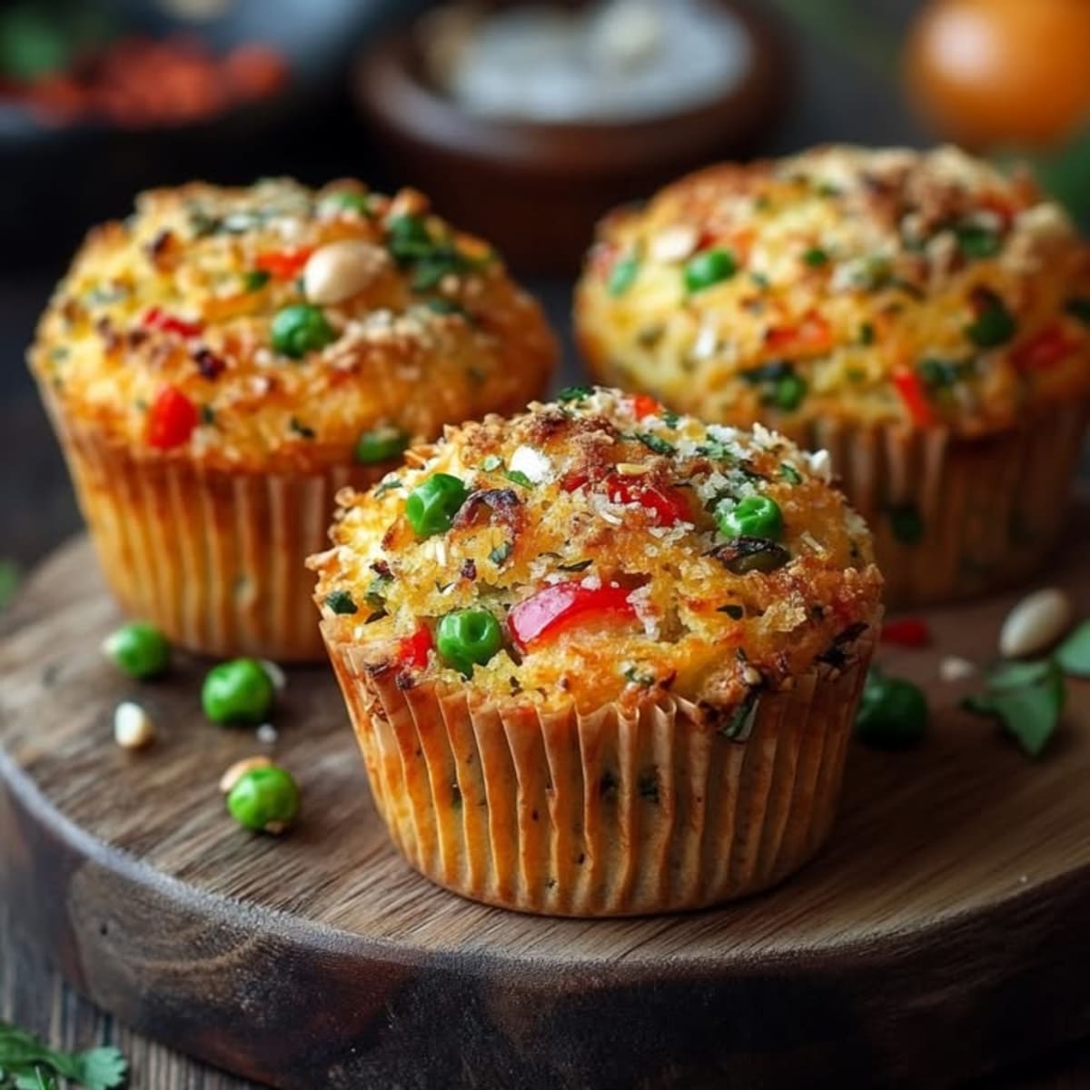 Muffins Œufs Légumes