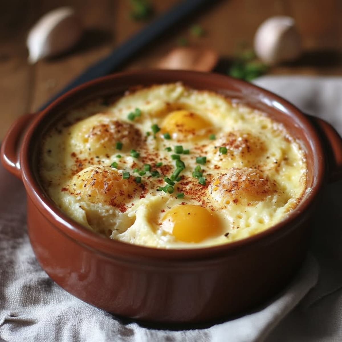 Œufs Béchamel Gratinés