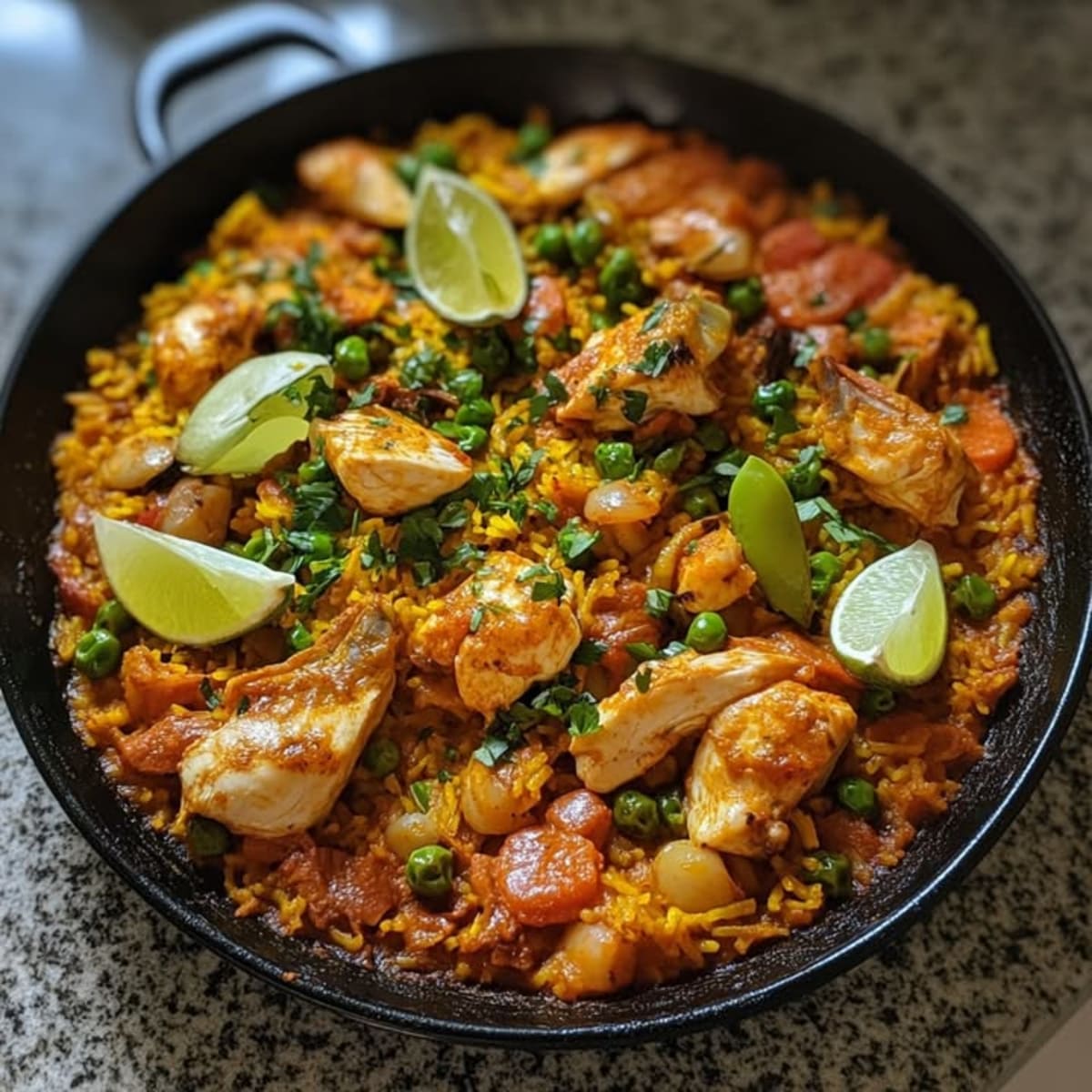 Paella Poulet Fruitsdemer