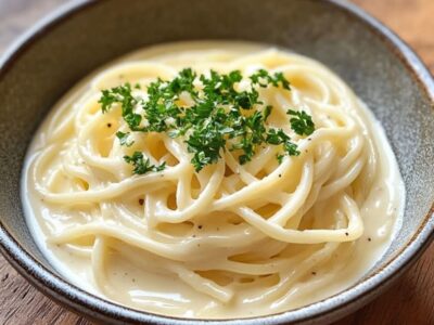 Pâtes à l’Ail Crème : Régal Crémeux en Quelques Minutes avec une Touche de Gourmandise !