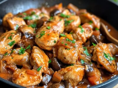 Recette de Poulet Sauté Chasseur : Savourez ce Classique Réconfortant et Convivial !