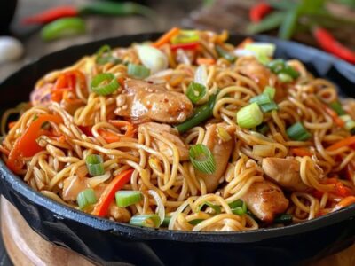 Découvrez le Pouvoir Délicieux des Chow Mein au Poulet : Une Recette Maison Facile et Gourmande !