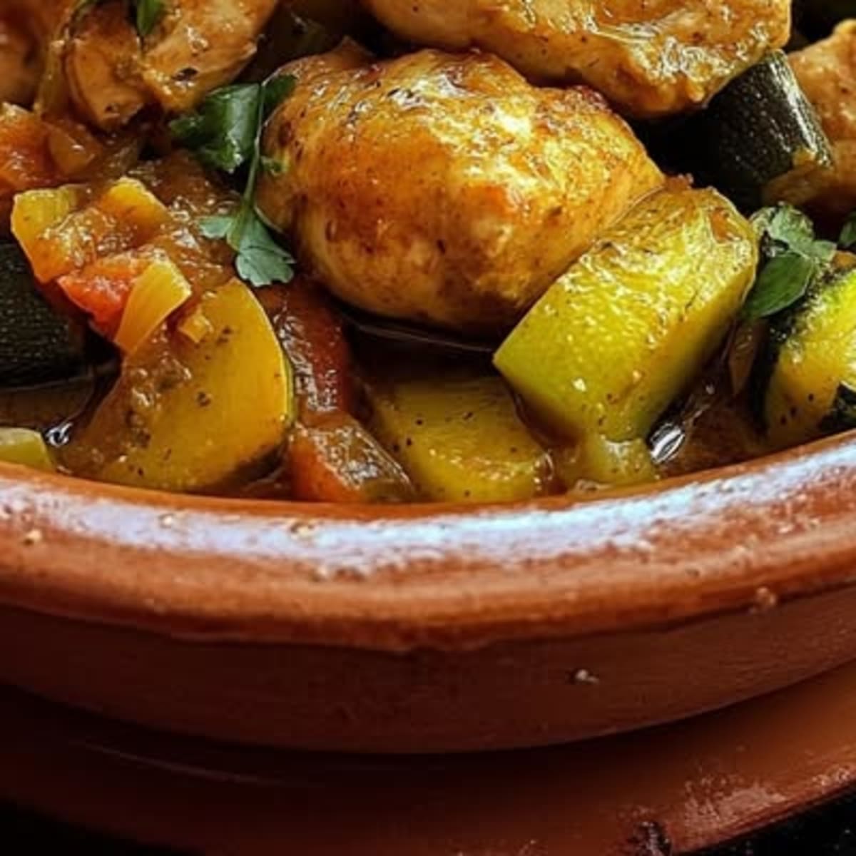 Poulet Courgettes Tajine2