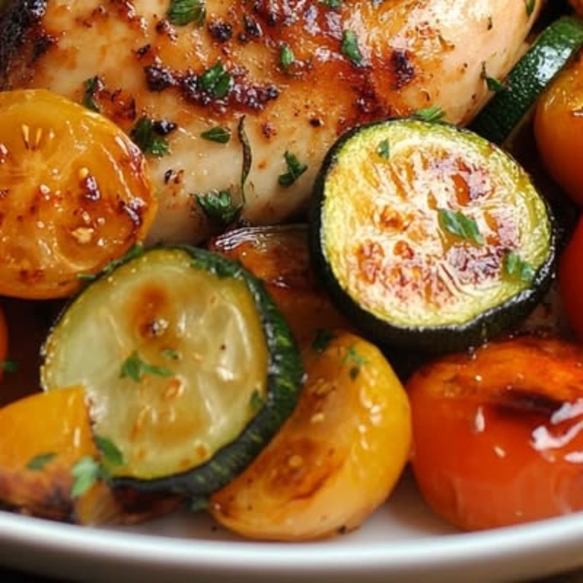 Poulet Courgettes Tomates2