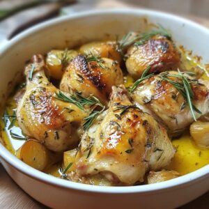 Poulet Moutarde Savoureux