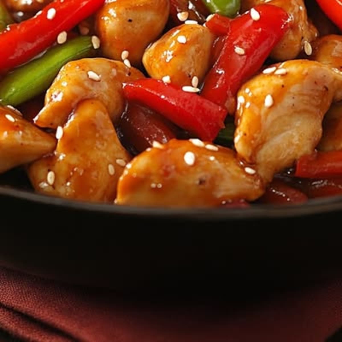 Poulet Poivrons Wok2