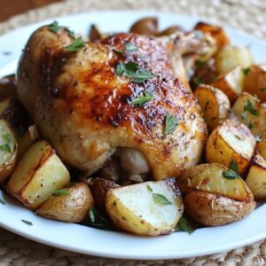 Poulet Pommes Dorées