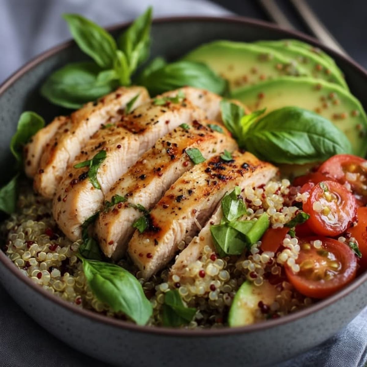 Poulet Quinoa Salade