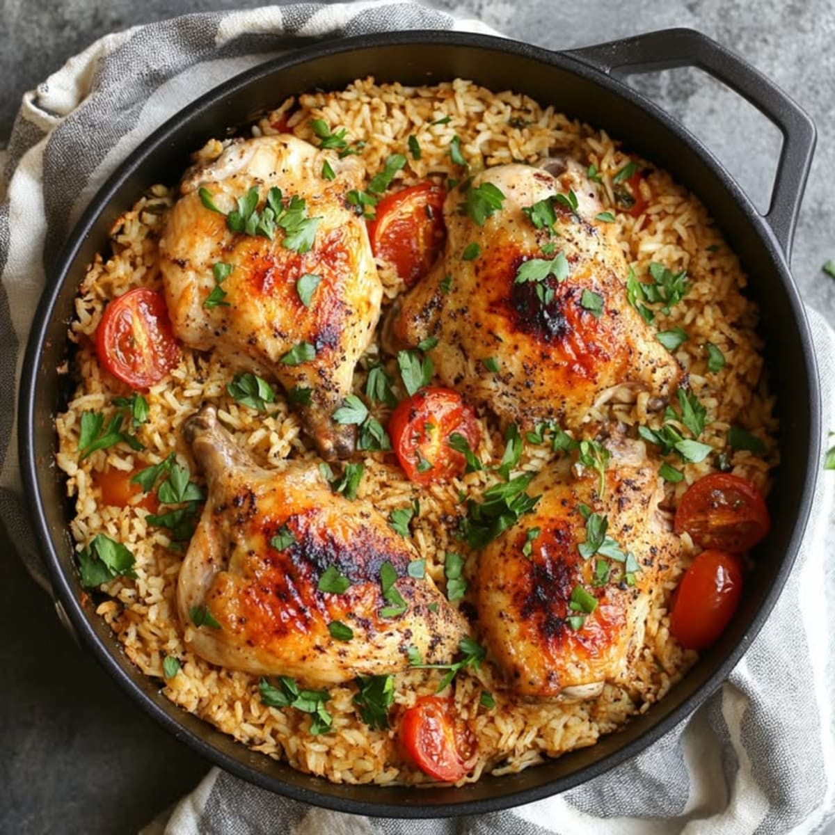 Poulet Riz Simplifié