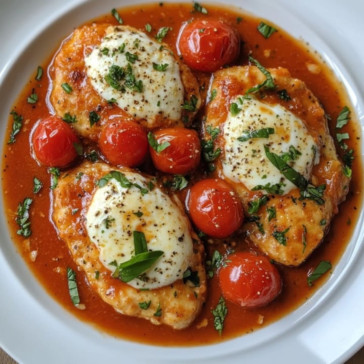 Poulet Tomate Mozzarella